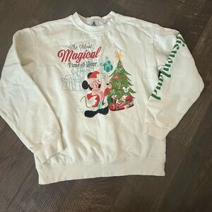 Disney Parks Santa Mickey Mouse Pullover